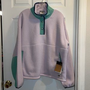 NorthFace Cragmont 1/4 Snap Fleece Pullover- Women’s XL